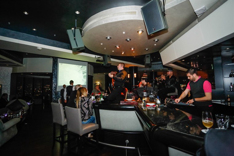 Jazz Bar on Saturday Night
