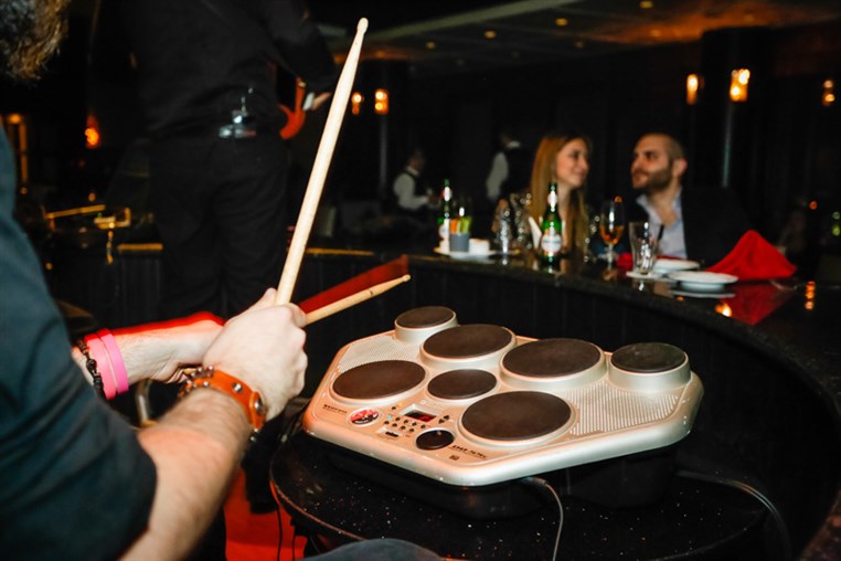 Jazz Bar on Saturday Night