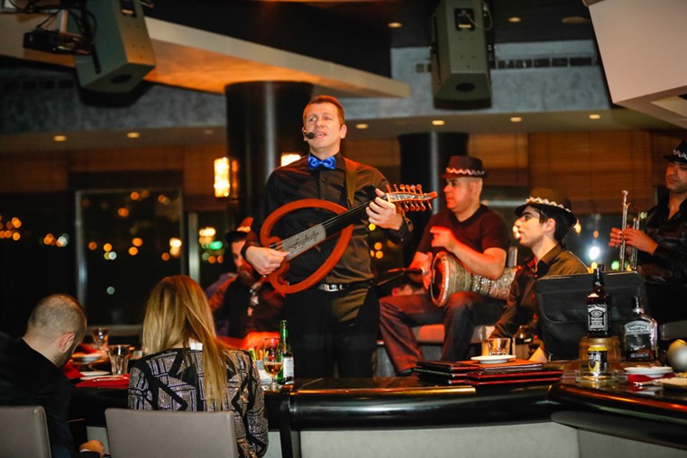 Jazz Bar on Saturday Night