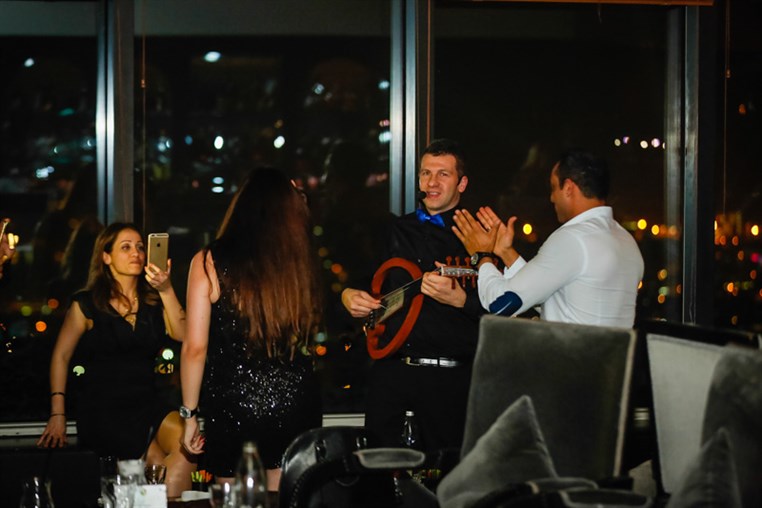 Jazz Bar on Saturday Night