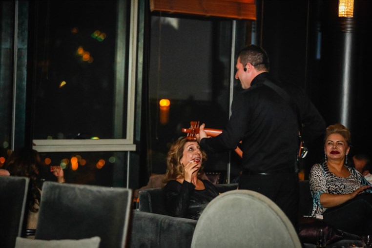 Jazz Bar on Saturday Night