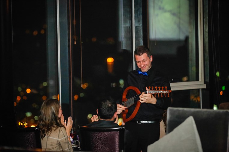Jazz Bar on Saturday Night