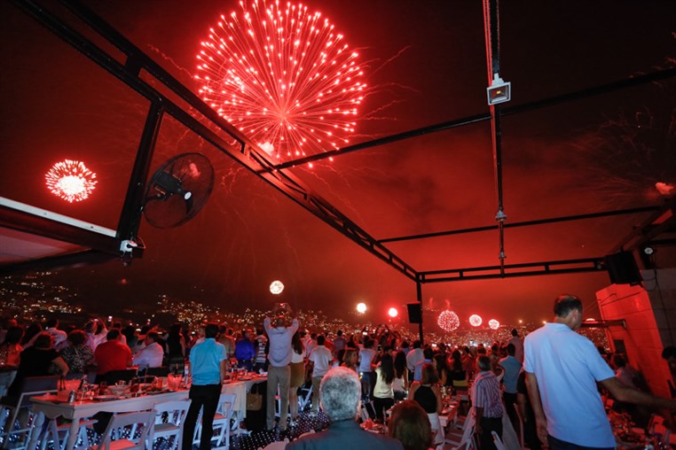 Jounieh Festival Fireworks from Monte Cassino