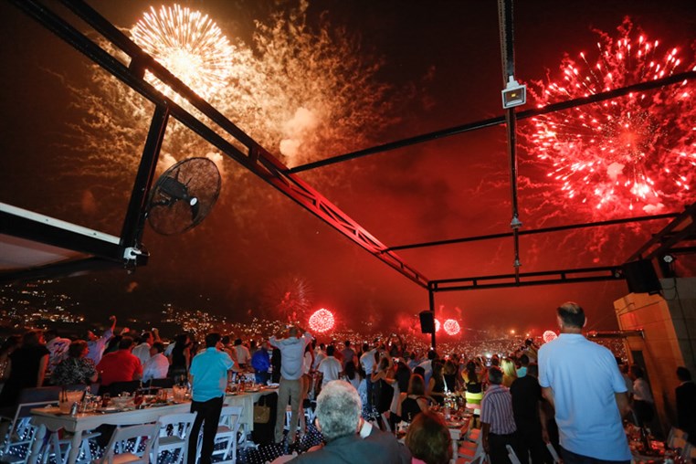 Jounieh Festival Fireworks from Monte Cassino