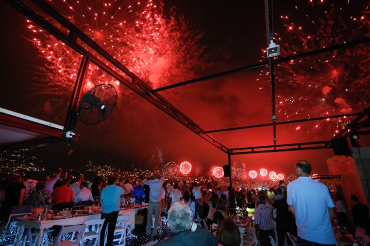 Jounieh Festival Fireworks from Monte Cassino