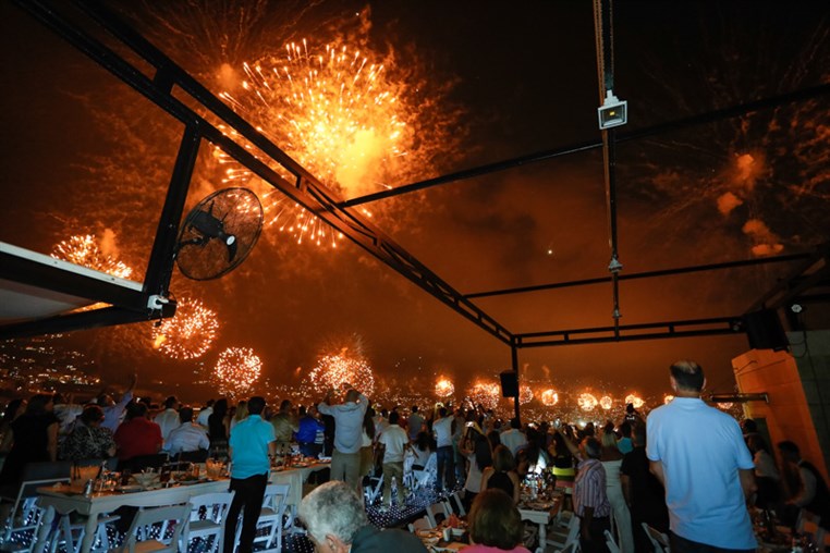 Jounieh Festival Fireworks from Monte Cassino