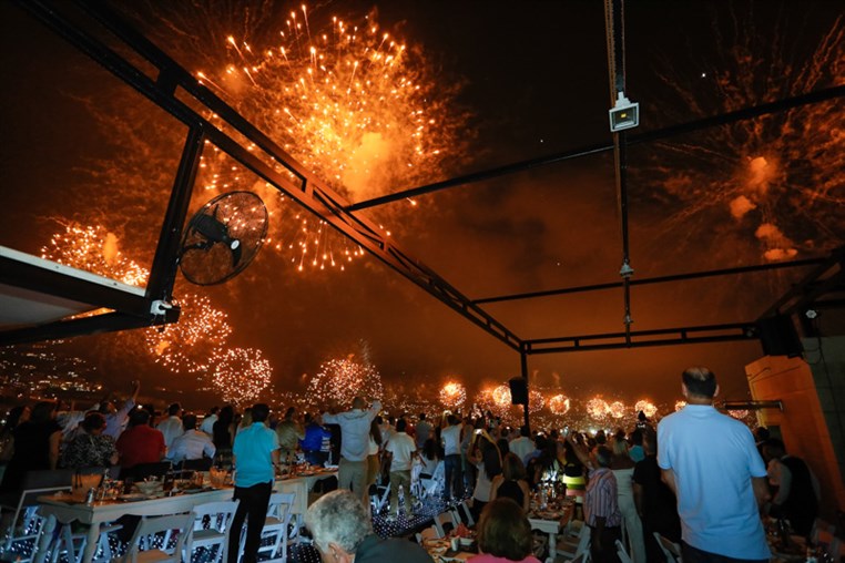 Jounieh Festival Fireworks from Monte Cassino