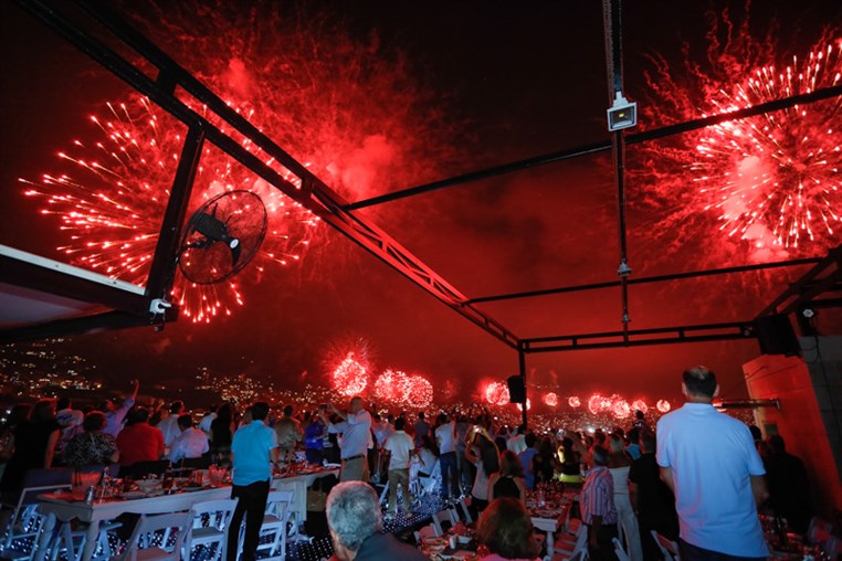Jounieh Festival Fireworks from Monte Cassino