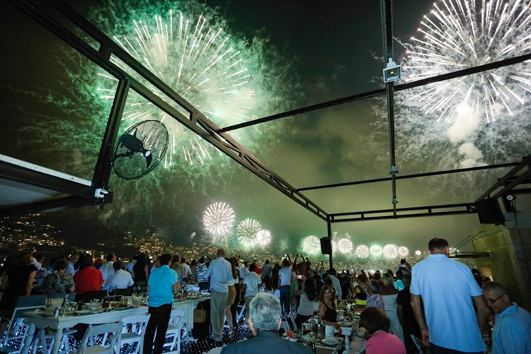 Jounieh Festival Fireworks from Monte Cassino