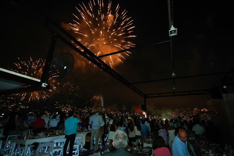 Jounieh Festival Fireworks from Monte Cassino
