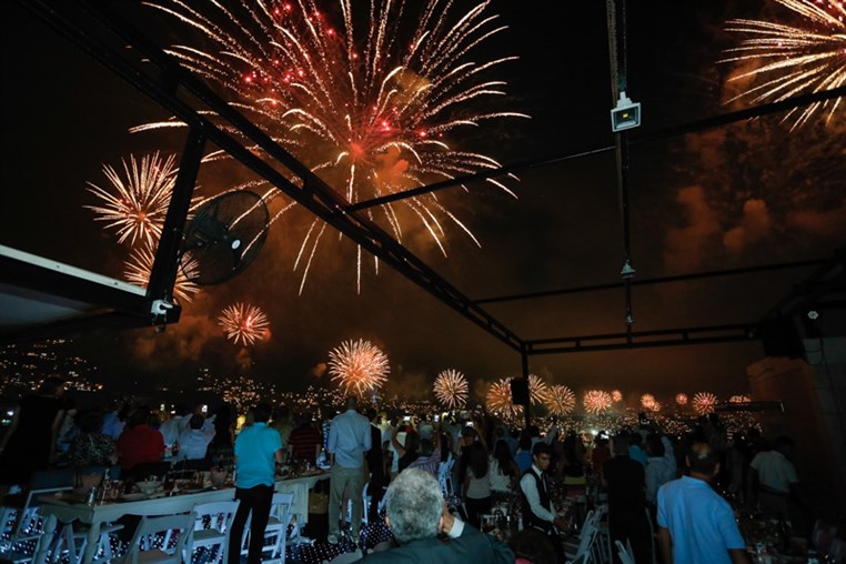 Jounieh Festival Fireworks from Monte Cassino