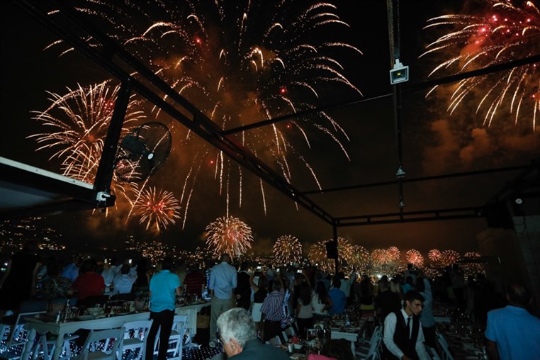 Jounieh Festival Fireworks from Monte Cassino