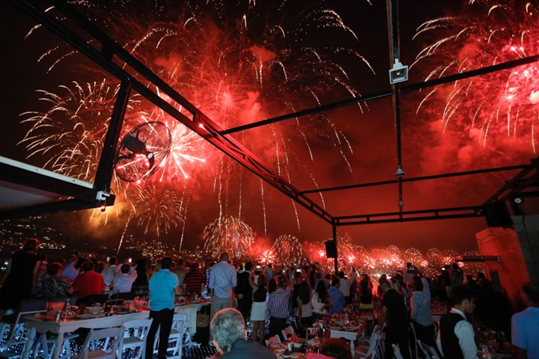 Jounieh Festival Fireworks from Monte Cassino