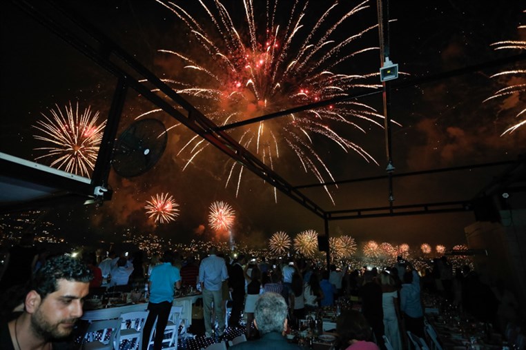 Jounieh Festival Fireworks from Monte Cassino
