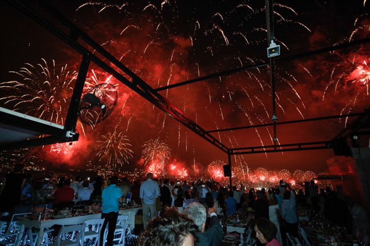 Jounieh Festival Fireworks from Monte Cassino