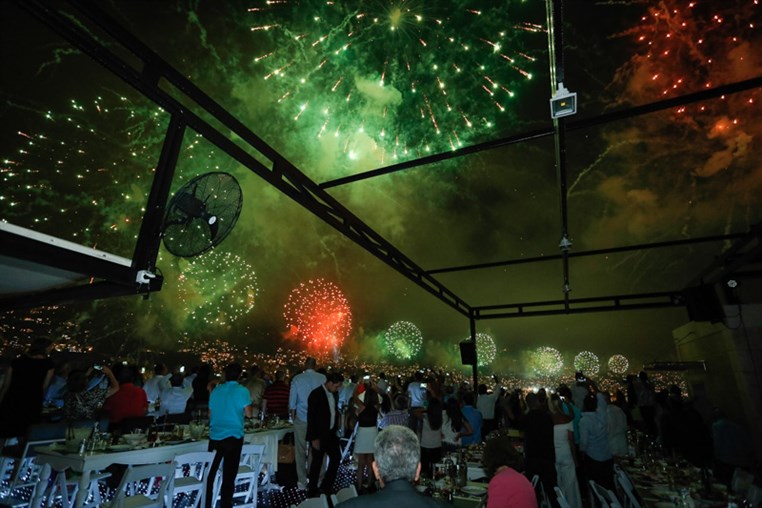 Jounieh Festival Fireworks from Monte Cassino