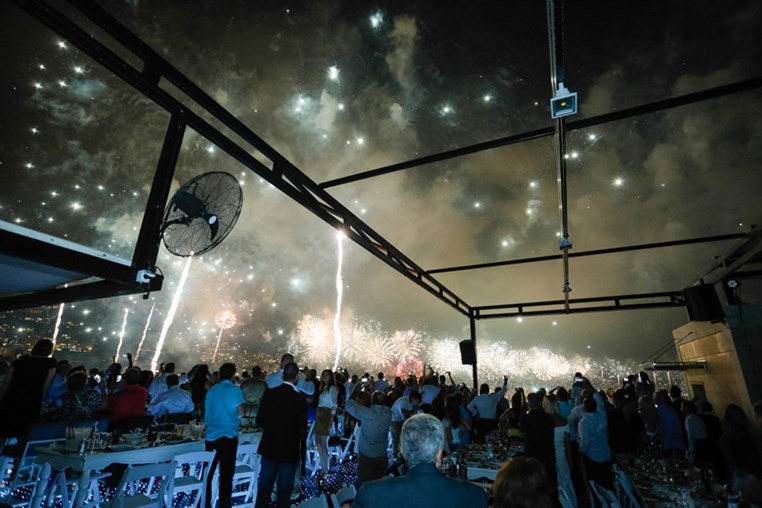Jounieh Festival Fireworks from Monte Cassino