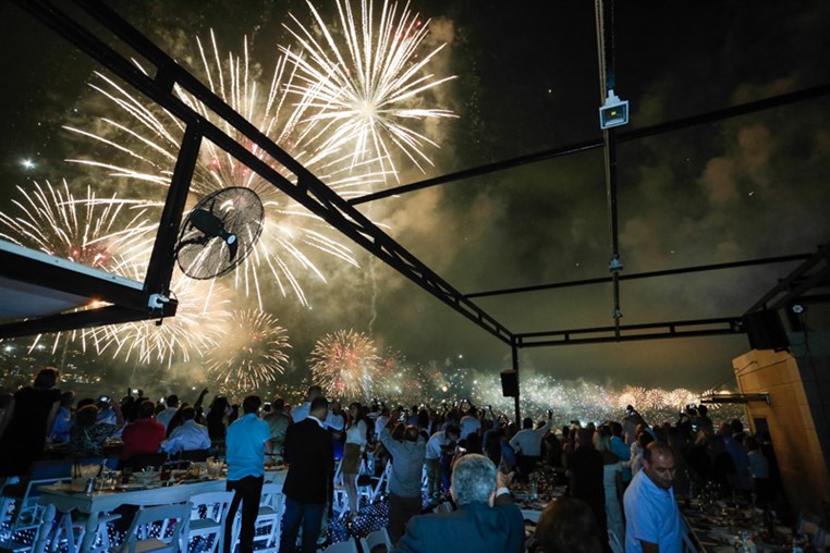 Jounieh Festival Fireworks from Monte Cassino
