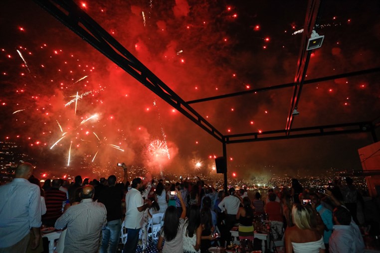 Jounieh Festival Fireworks from Monte Cassino