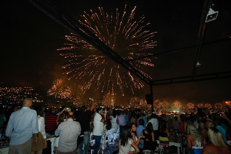 Jounieh Festival Fireworks from Monte Cassino