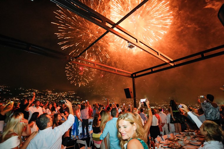 Jounieh Festival Fireworks from Monte Cassino