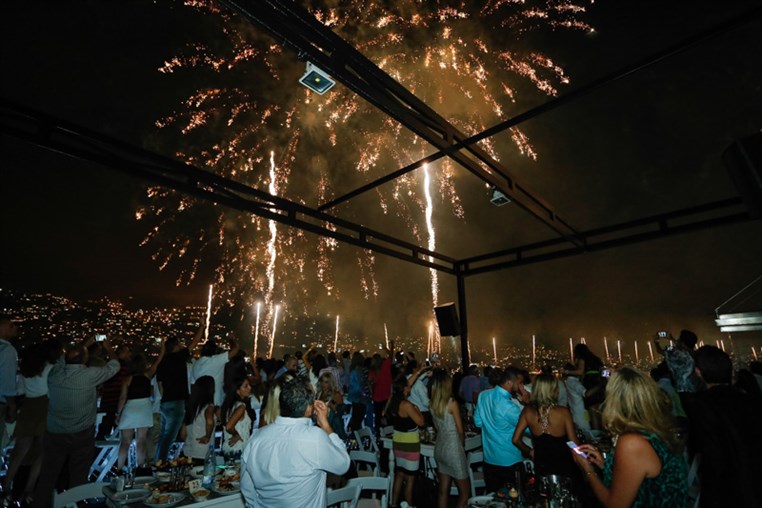 Jounieh Festival Fireworks from Monte Cassino
