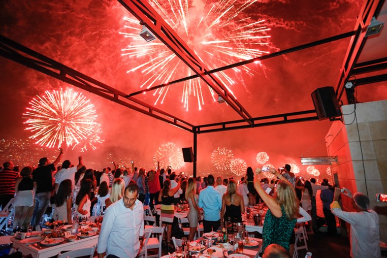 Jounieh Festival Fireworks from Monte Cassino