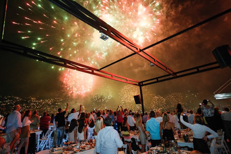 Jounieh Festival Fireworks from Monte Cassino