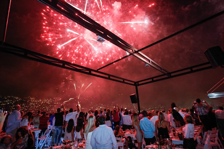 Jounieh Festival Fireworks from Monte Cassino