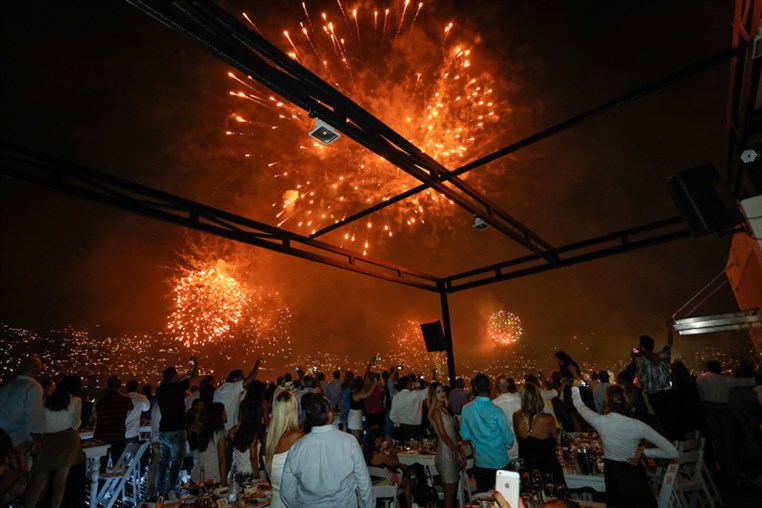 Jounieh Festival Fireworks from Monte Cassino