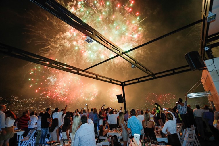 Jounieh Festival Fireworks from Monte Cassino