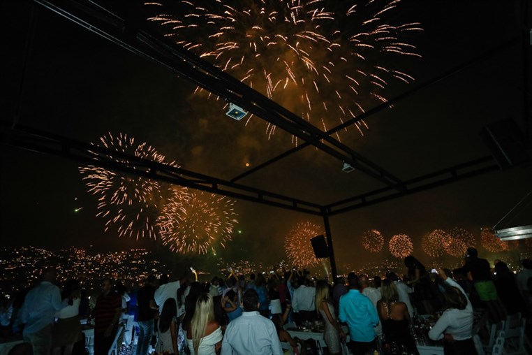 Jounieh Festival Fireworks from Monte Cassino