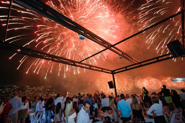 Jounieh Festival Fireworks from Monte Cassino