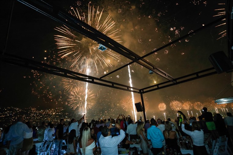 Jounieh Festival Fireworks from Monte Cassino