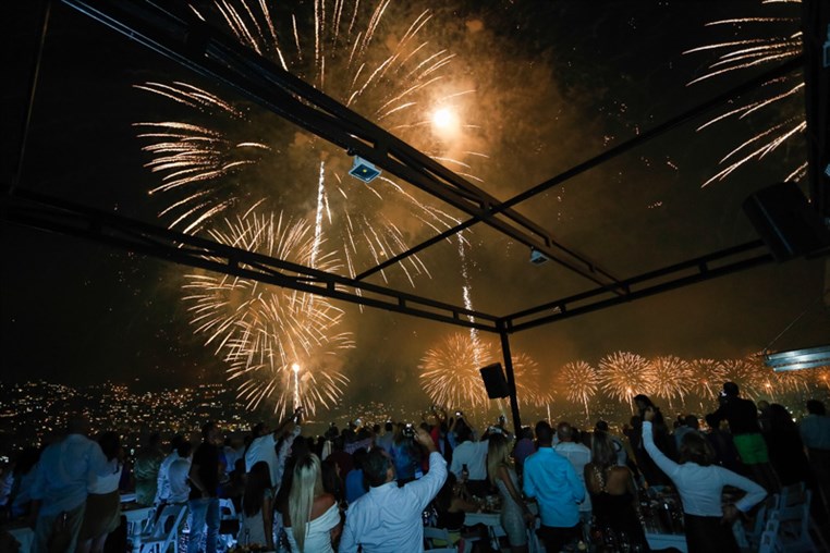 Jounieh Festival Fireworks from Monte Cassino