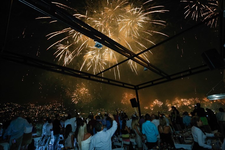 Jounieh Festival Fireworks from Monte Cassino