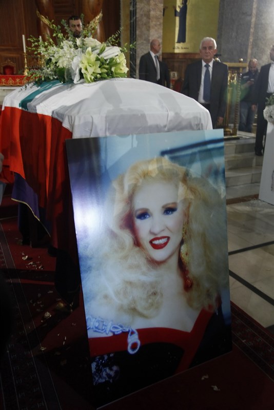 Funeral of Lebanese Diva Sabah 