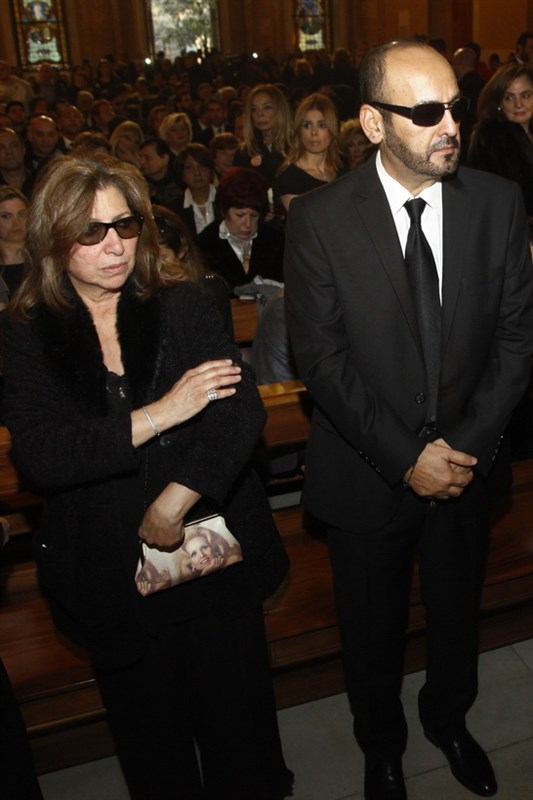 Funeral of Lebanese Diva Sabah 