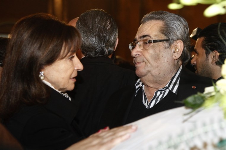 Funeral of Lebanese Diva Sabah 