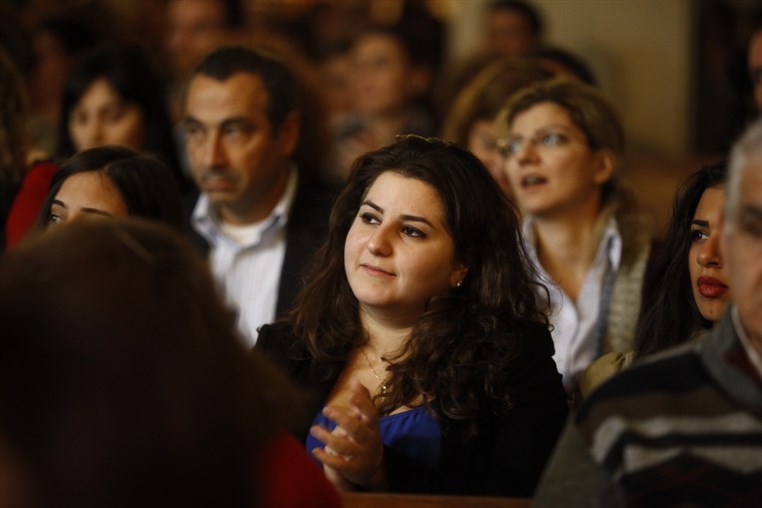 Beirut Chants Christmas Eve by Marie-Josée Matar