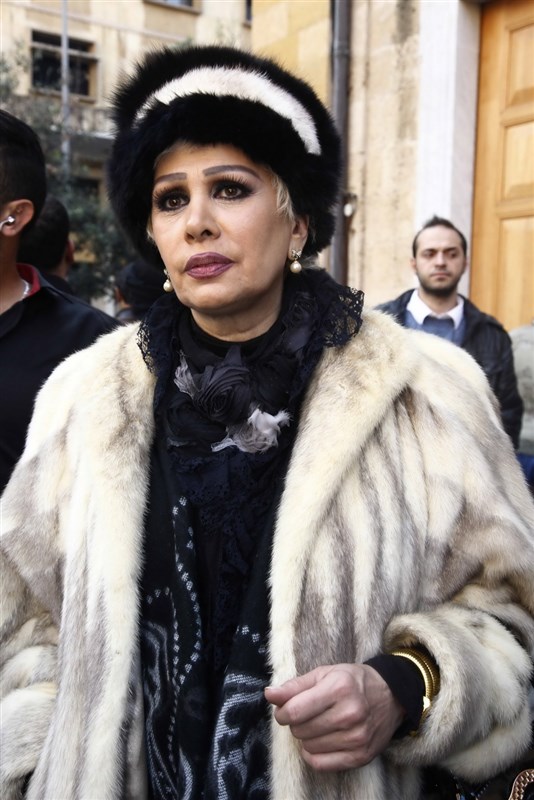 Funeral of Lebanese Diva Sabah 