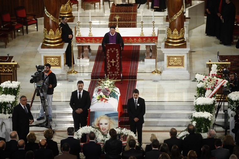 Funeral of Lebanese Diva Sabah 