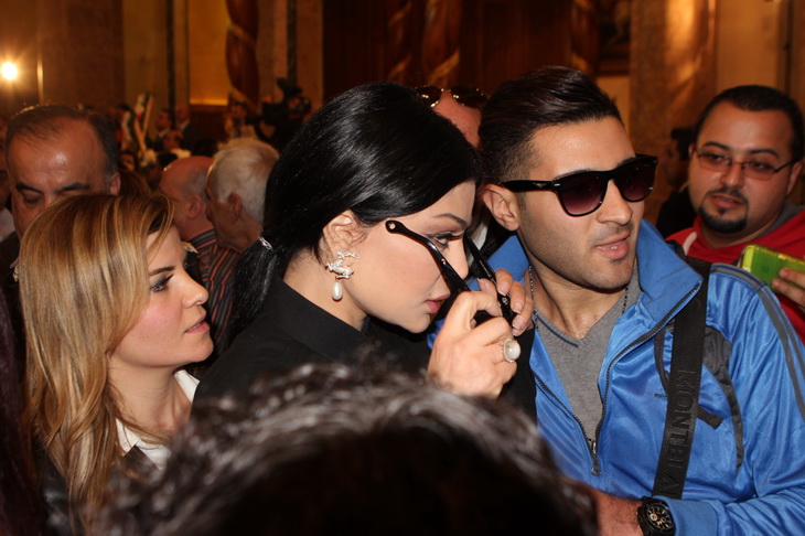 Funeral of Lebanese Diva Sabah 