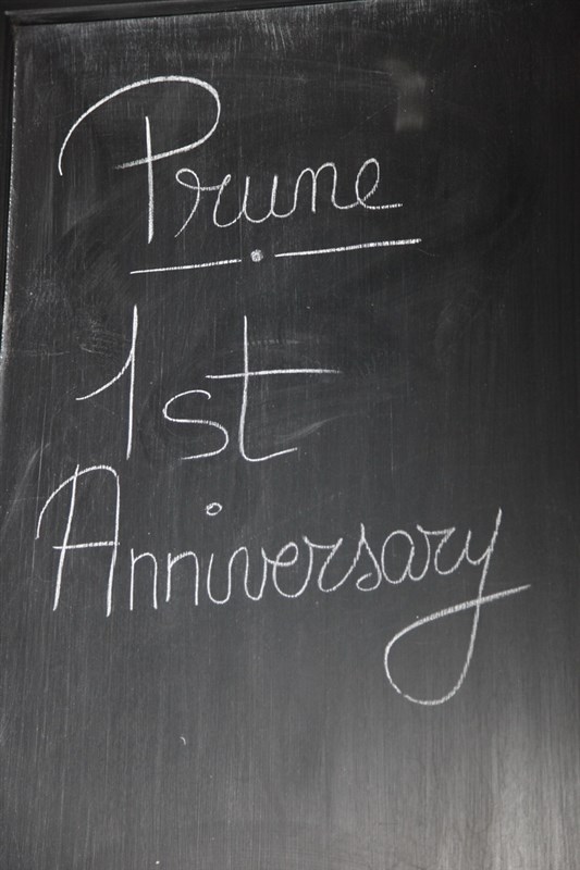 Prune First Anniversary 