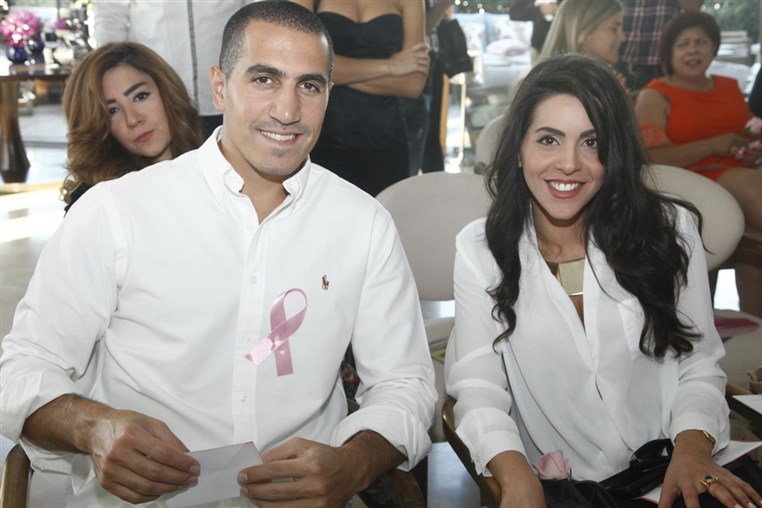 Maya Diab Pink Stands 4 Breast Cancer Campaign 