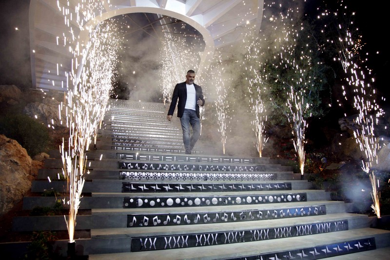 Assi Al Hallani & Fares Karam at Ehden