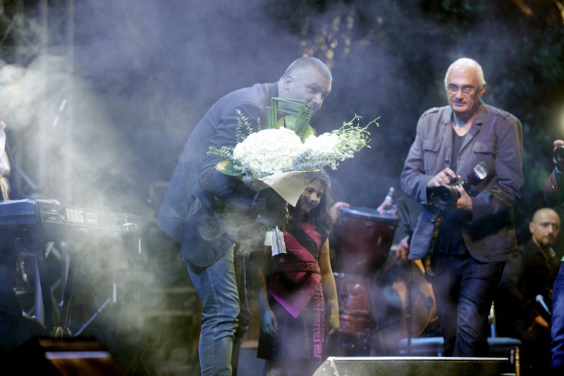 Assi Al Hallani & Fares Karam at Ehden