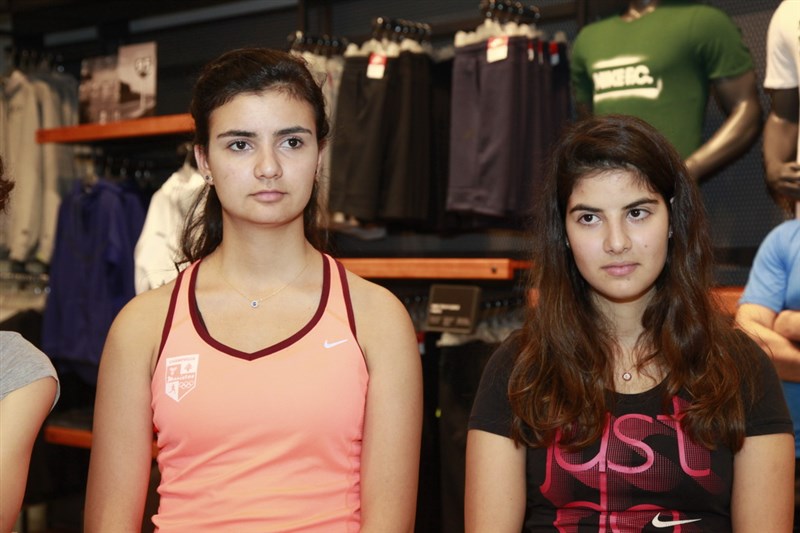 Olympian Lebanese Athlete Chirine Njeim at Nike Beirut Souks
