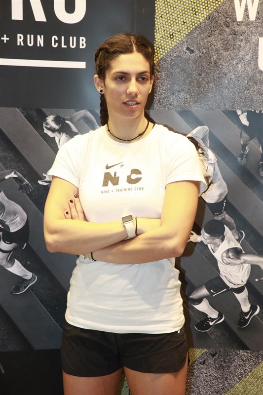 Olympian Lebanese Athlete Chirine Njeim at Nike Beirut Souks