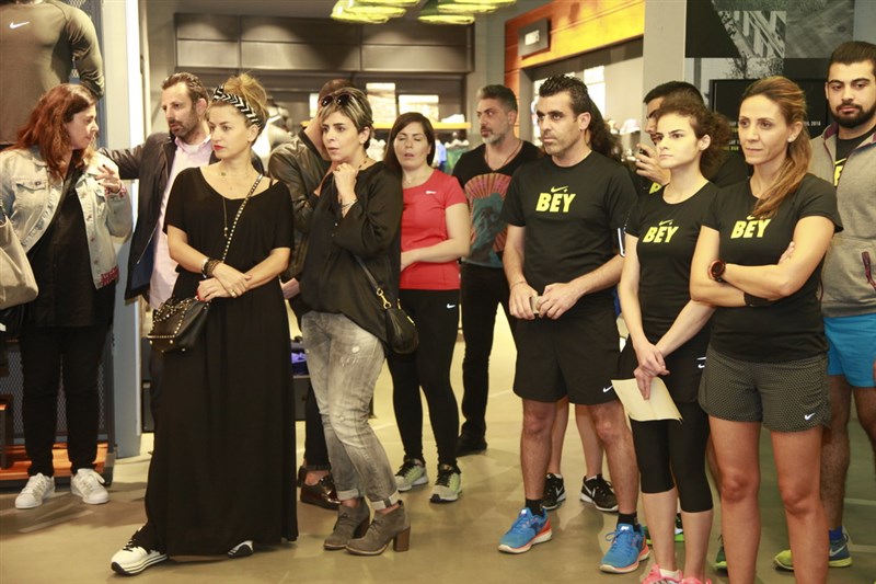 Olympian Lebanese Athlete Chirine Njeim at Nike Beirut Souks